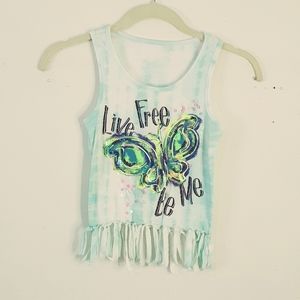 Justice Fringe Tank Top